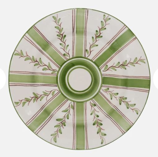 CI Green Stripe Dinner plate Coming Soon